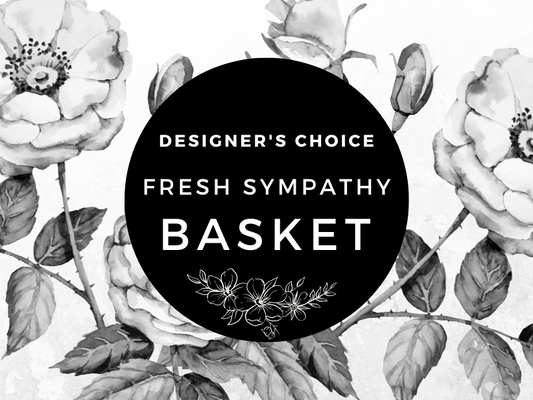 Designer's Choice Fresh Sympathy Basket